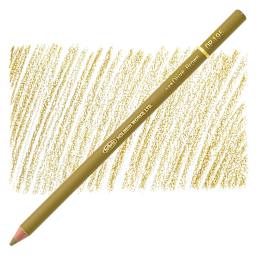 Holbein Artists' Colored Pencil - Olive Brown, OP195 pencil and swatch