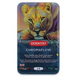 Derwent Chromaflow Colored Pencils - Set of 24 (front of package)