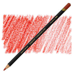 Derwent Chromaflow Colored Pencil - Strawberry, swatch and block