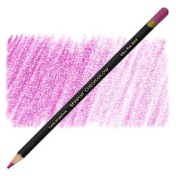 Derwent Chromaflow Colored Pencil - Ultra Pink, swatch and block