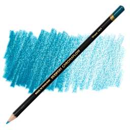 Derwent Chromaflow Colored Pencil - Orient, swatch and pencil