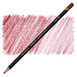 Derwent Chromaflow Colored Pencil - Raisin, swatch and block