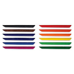 Maped Color'Peps Infinity Colored Pencils - Classroom Pack, Set of 72, pencils laid out