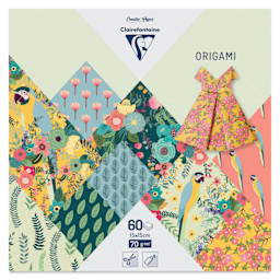 Clairefontaine Origami Paper - Kirbati, 5.9" x 5.9", Pkg of 60, packaging