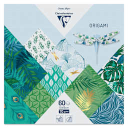 Clairefontaine Origami Paper - Vegetal Chic, 5.9" x 5.9", Pkg of 60, packaging