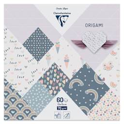 Clairefontaine Origami Paper - Little Love, 5.9" x 5.9", Pkg of 60, packaging