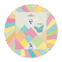 Clairefontaine Origami Paper - Summer, 5.9" x 5.9", Pkg of 60