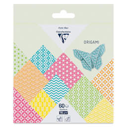 Clairefontaine Origami Paper - Summer, 5.9" x 5.9", Pkg of 60, packaging