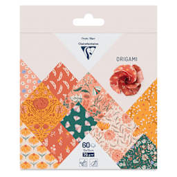 Clairefontaine Origami Paper - Boho, 5.9" x 5.9", Pkg of 60, packaging