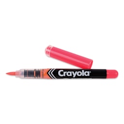 Crayola Acrylic Paint Markers - Set of 10, Assorted Colors, Brush Nib, single marker