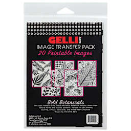 Gelli Arts Image Transfer Pack - Pkg of 20, Bold Botanicals front of packaging