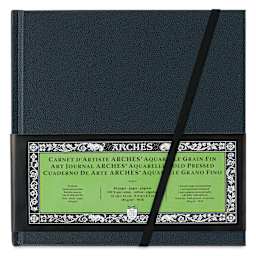 Arches Hardbound Watercolor Art Journal - 8.3" x 8.3", Cold Press