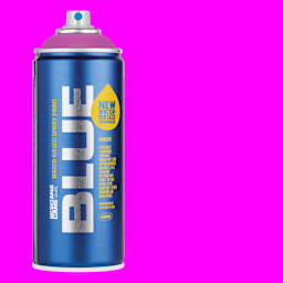 Montana Blue Water-Based Spray Paint - Fluor Pink, 400 ml