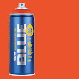 Montana Blue Water-Based Spray Paint - Groove Orange, 400 ml