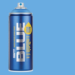 Montana Blue Water-Based Spray Paint - Blue Diamond, 400 ml
