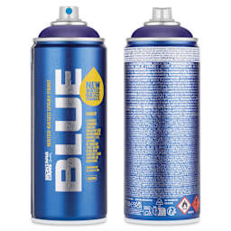 Montana Blue Water-Based Spray Paint - Blue Velvet, 400 ml