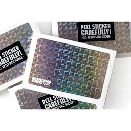 Montana Hologram Eggshell Stickers - 3D, Pkg of 50