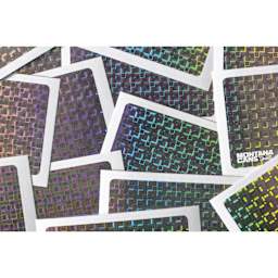 Montana Hologram Eggshell Stickers - 3D, Pkg of 50, stickers spread out