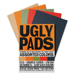 Uglybooks Uglypads - Farmer, 9" x 12", Pkg of 5
