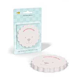 Post-it Pet Notes - Dog Die Cut, 3.1" x 3.1", 100 Sheets contents with packaging