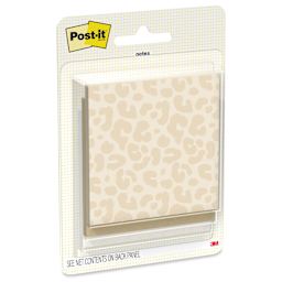 Post-it Polished Patterns Sticky Notes - Pkg of 3, Spot On, 3" x 2.9" front of packaging