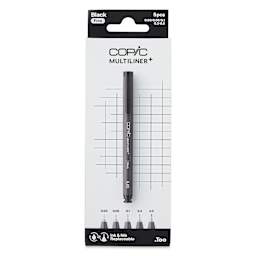 Copic Multiliner Plus Pens - Set of 5, Black, Assorted Fine Tip, front of packaging