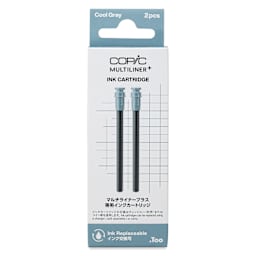 Copic Multiliner Plus Ink Cartridges - Pkg of 2, Cool Gray, front of packaging