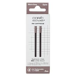 Copic Multiliner Plus Ink Cartridges - Pkg of 2, Warm Gray, front of packaging