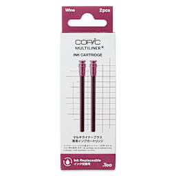 Copic Multiliner Plus Ink Cartridges - Pkg of 2, Wine, front of packaging