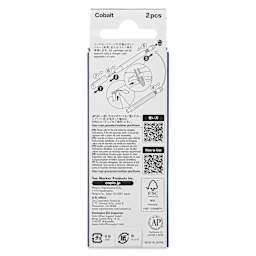 Copic Multiliner Plus Ink Cartridges - Pkg of 2, Cobalt, back of packaging