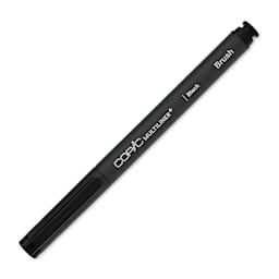 Copic Multiliner Plus Pen - Black, Brush Nib, capped
