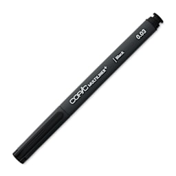 Copic Multiliner Plus Pen - Black, 0.03 mm, capped