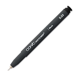 Copic Multiliner Plus Pen - Black, 0.03 mm