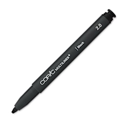 Copic Multiliner Plus Pen - Black, 2.0 mm