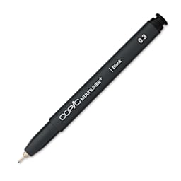 Copic Multiliner Plus Pen - Black, 0.3 mm