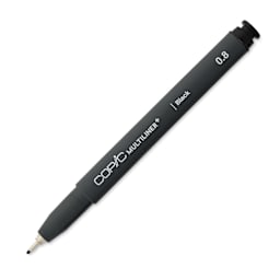 Copic Multiliner Plus Pen - Black, 0.8 mm