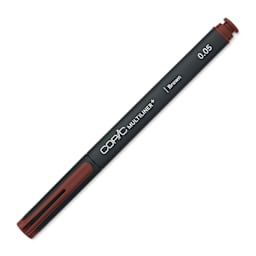 Copic Multiliner Plus Pen - Brown, 0.05 mm, capped