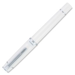 Pilot Prera Standard Fountain Pen - Porcelain White, Fine, cap on