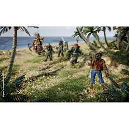 All Game Terrain Static Grass Shaker Kit, pirate scene