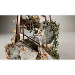 All Game Terrain EZ Bushes - Winter Mix, on miniature