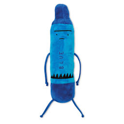 Merrymakers The Day the Crayons Quit Plushie - Blue, arms to side