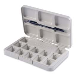 Van Gogh Watercolor Empty Plastic Pocket Box - 12 Pans, White