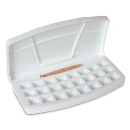 Van Gogh Watercolor Empty Plastic Pocket Box - 24 Pans, White