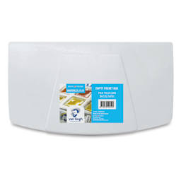 Van Gogh Watercolor Empty Plastic Pocket Box - 24 Pans, White front of package