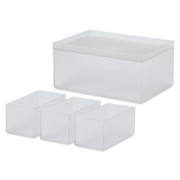 Like-It Tidy-Up Boxes - Clear, Deep