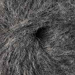 Mode at Rowan Alpaca Cotton Yarn - Charcoal Melange, 131 yds close up to show texture