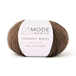 Mode at Rowan Chunky Wool Yarn - Mocha, 109 yds