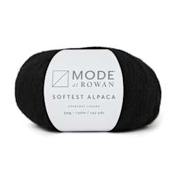 Mode at Rowan Softest Alpaca Yarn - Black, 142 yds