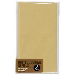 Peter Pauper Press Voyager Notebook Refills - Dotted, 60 Pages, Pkg of 2