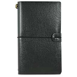 Peter Pauper Press Voyager Notebook - 4.75" x 7.9", Black, front cover